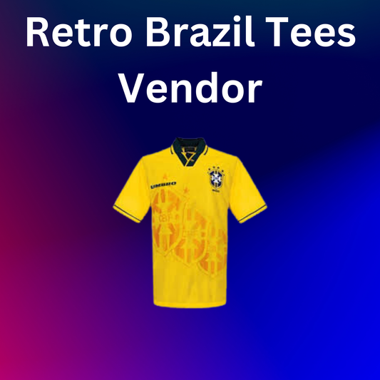 Retro Brazil Soccer Shirt Vendor